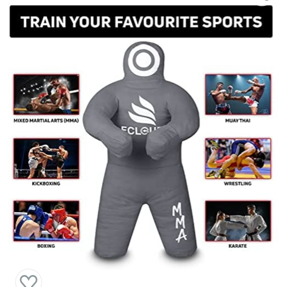 Unfilled youth grappling dummy